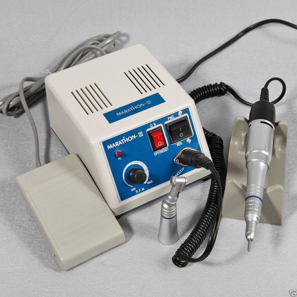Dental Lab Marathon Electric Micromotor Polishing 35K rpm Motor Handpiece/ Bur