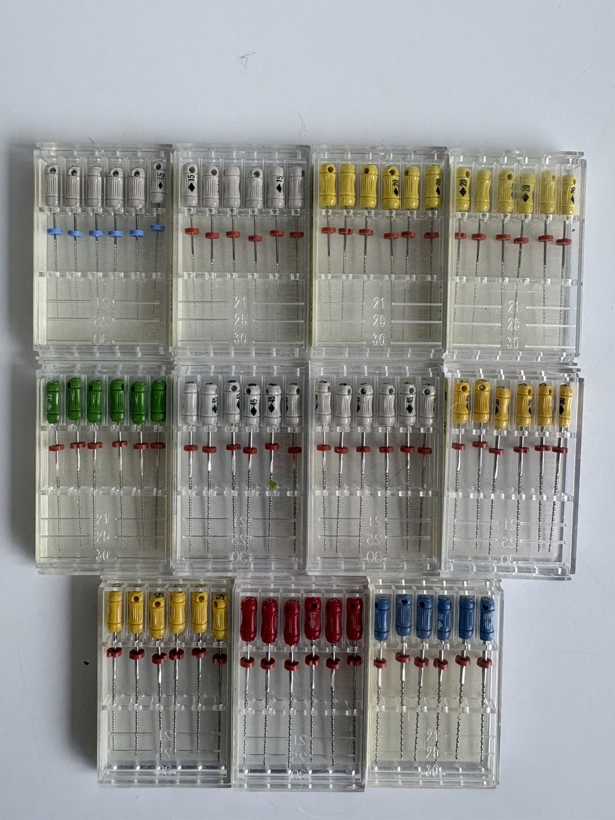 LOT New SybronEndo K-Files Endodontic Files 25mm 30mm 11 Packs 66 Pcs