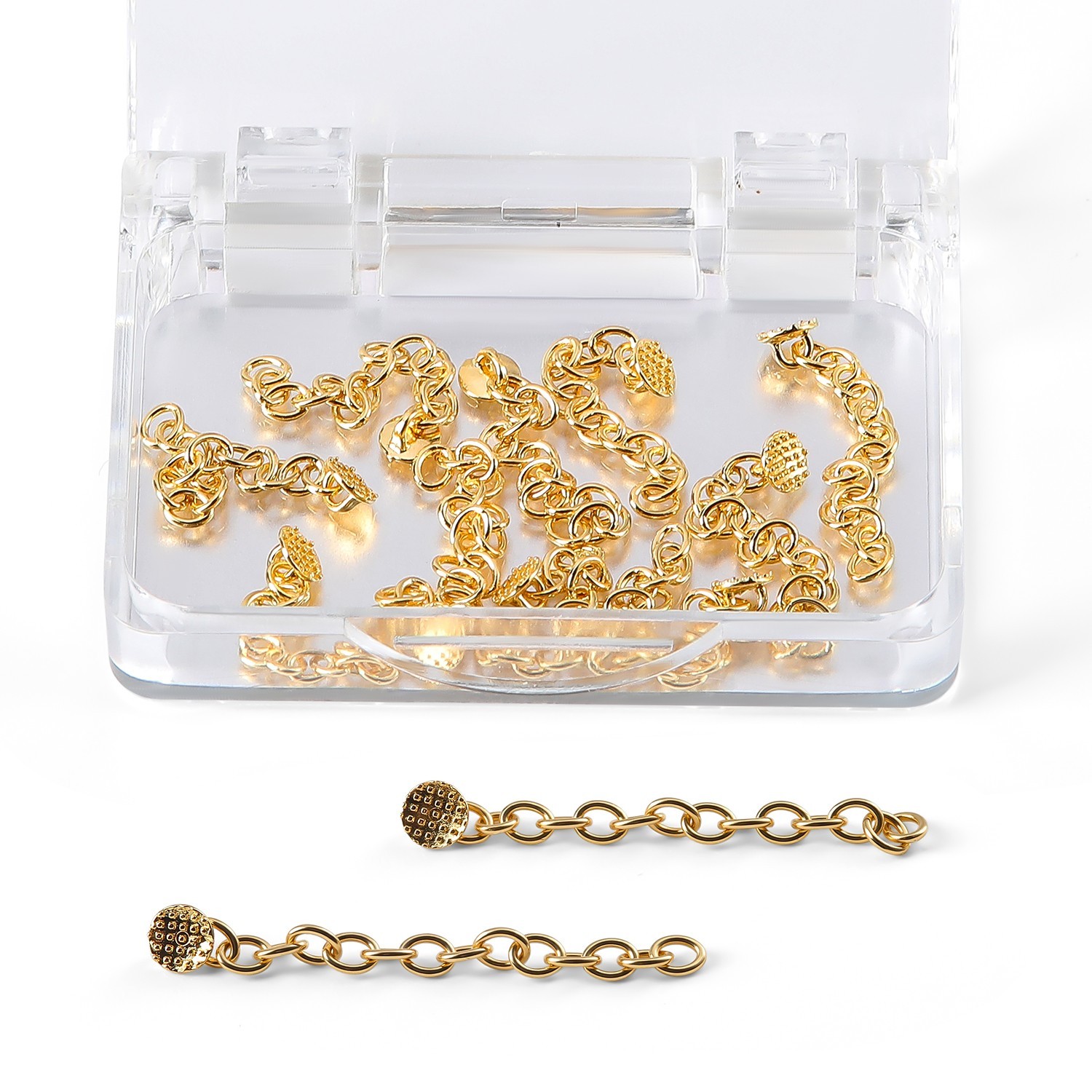 AZDENT Dental Orthodontic Lingual Buttons Bondable Round /Rectangular Base