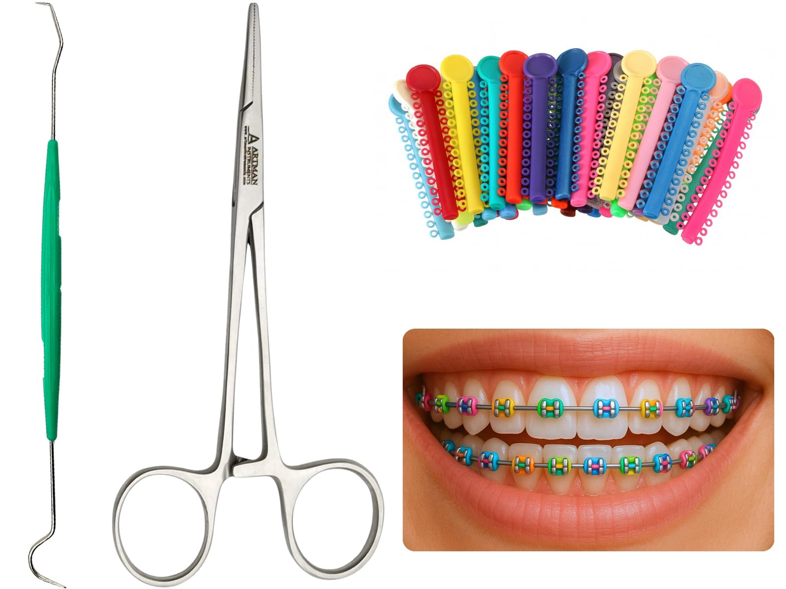 Ligas para Brackets Ortodoncia Dental braces color changing kit orthodontic