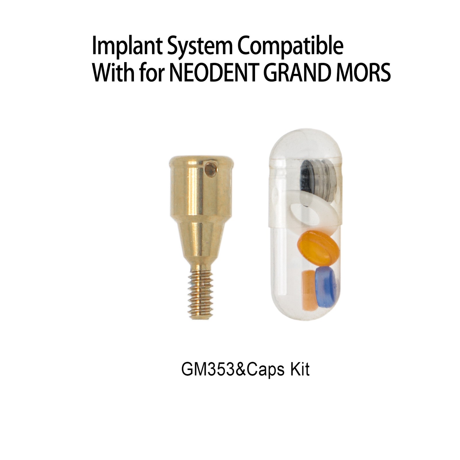 Overdenture Abutment Removable Anchor for NEODENT GRAND MORSE GM 1.0mm-6.0 GH