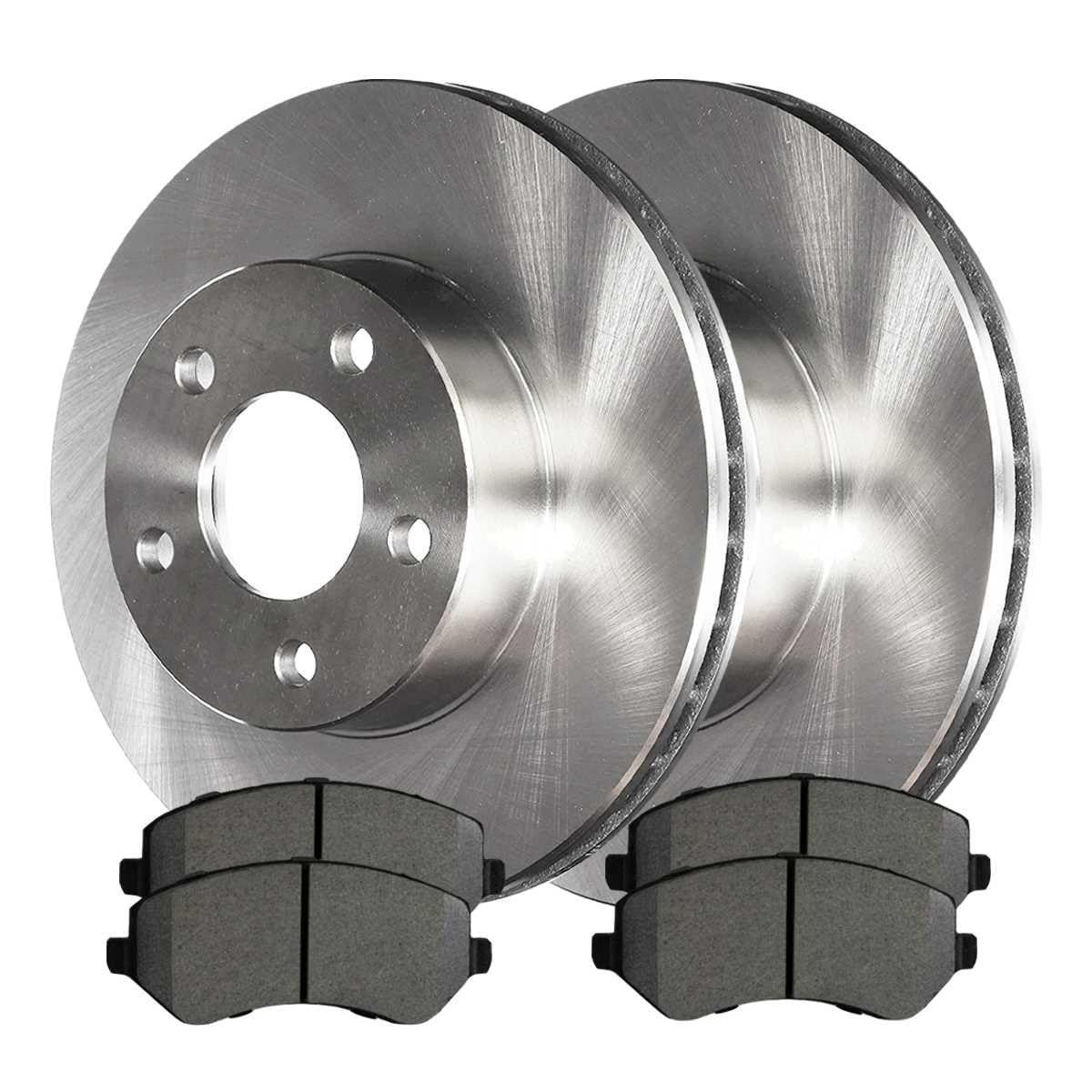 Front Brake Pads Rotors Ceramic Disc Kit for Jeep Liberty 2.4L 2002