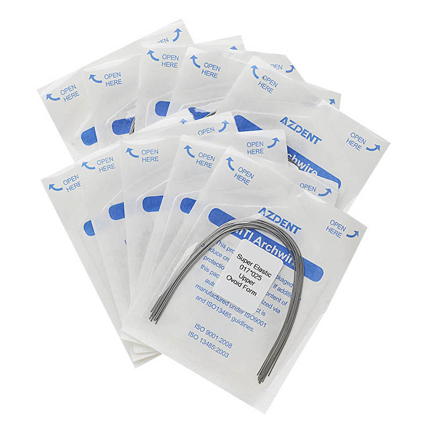 AZDENT Dental Orthodontic Super Elastic Niti Arch Wires Rectangular Ovoid FDA