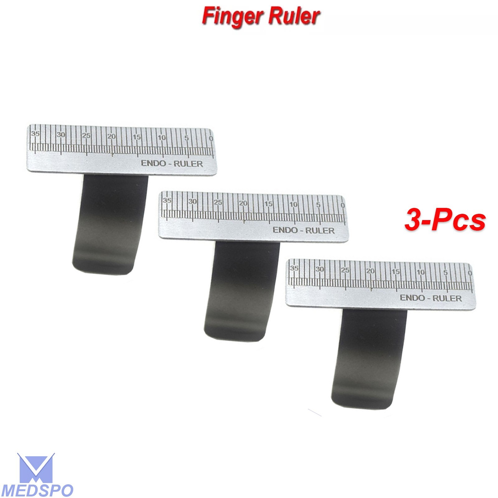 Dental Endo Finger Ruler Measuring Gauge Span Endodontic Scale Measure Ring Tool