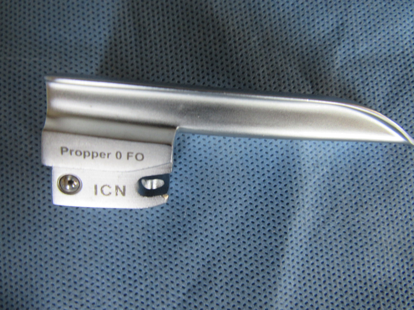 Propper Mac Macintosh #0 Laryngoscope Blade Integrated Fiber Optic Stainless