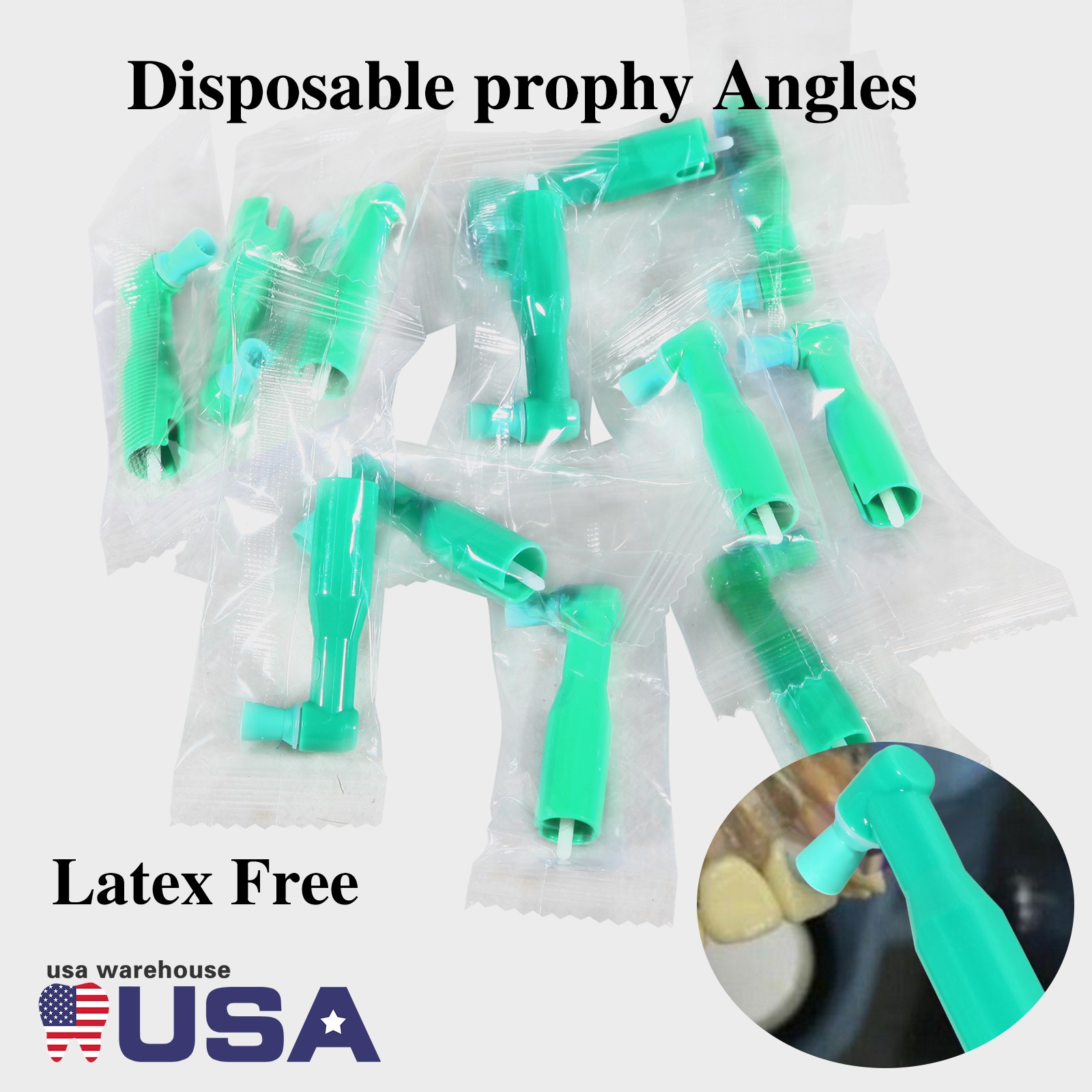 Dental Prophy Angles Soft Cup, Disposable & Latex Free, Premium Quality