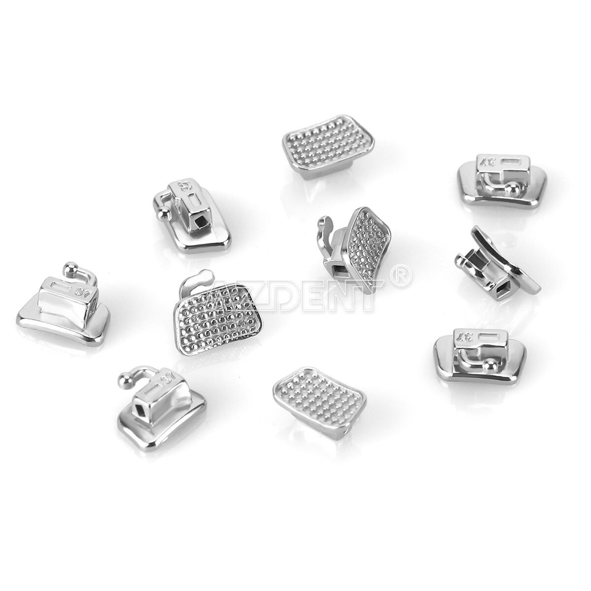 50Set AZDENT Dental ortodoncia tubo bucal unible monobloque no Conv MBT/Roth 022