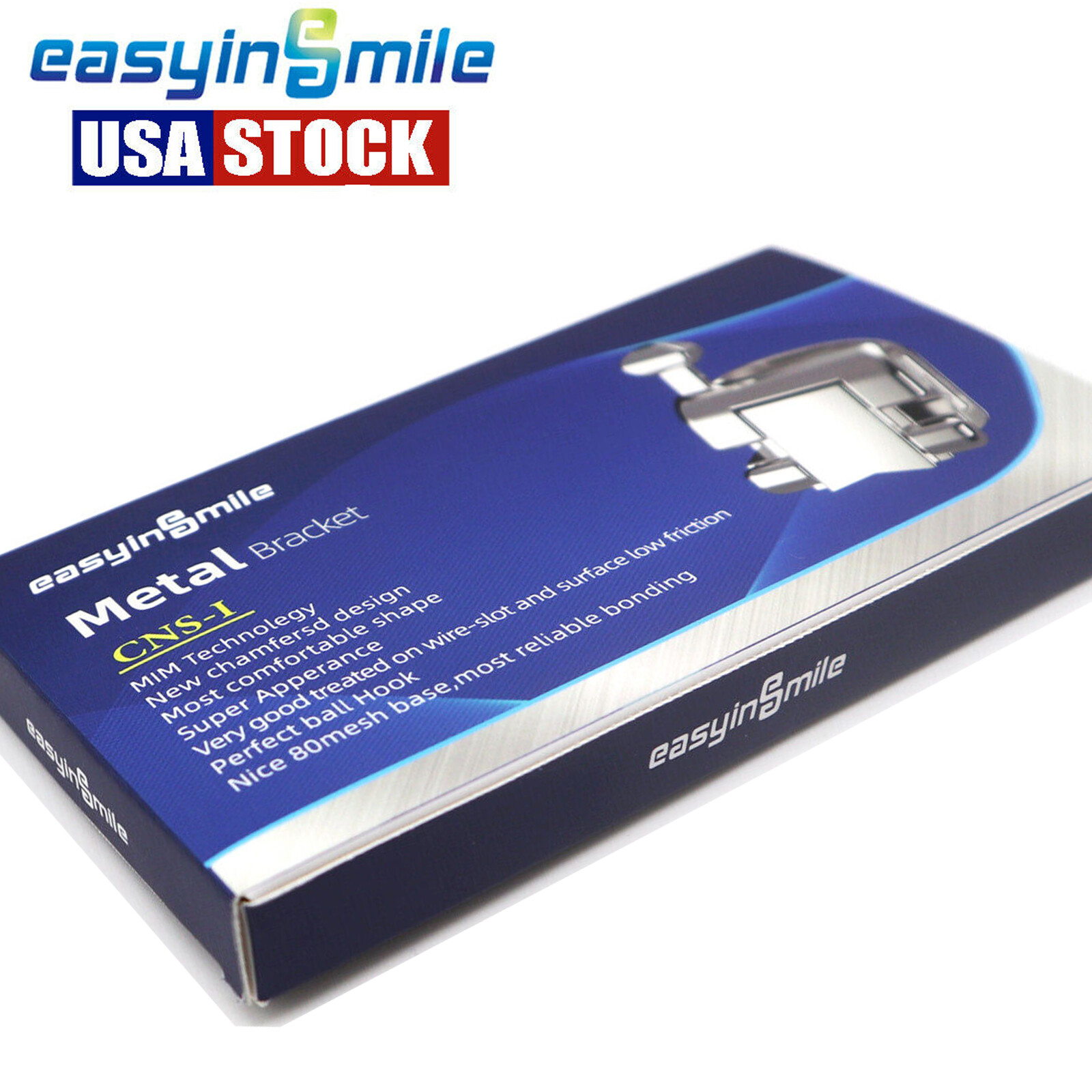 Dental Orthodontic Self-Ligating Brackets Metal Braces Roth /MBT.022 Hook 345