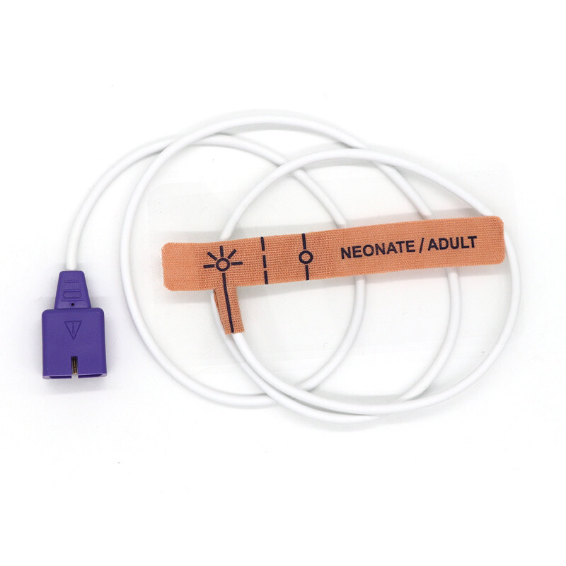 10Pcs 9Pin Disposable Neonate/Adult Oximax SpO2 Sensor Compatible for Nelcor，US