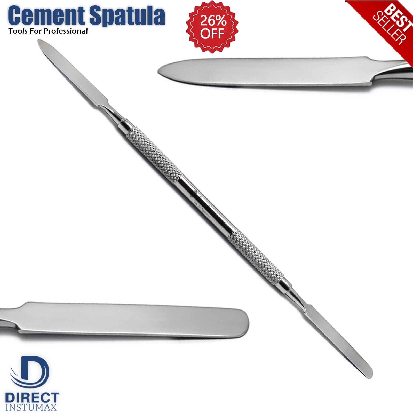Dental Composite Filling Kit 5Pcs Restorative Instruments Cig#6 Cement Spatula