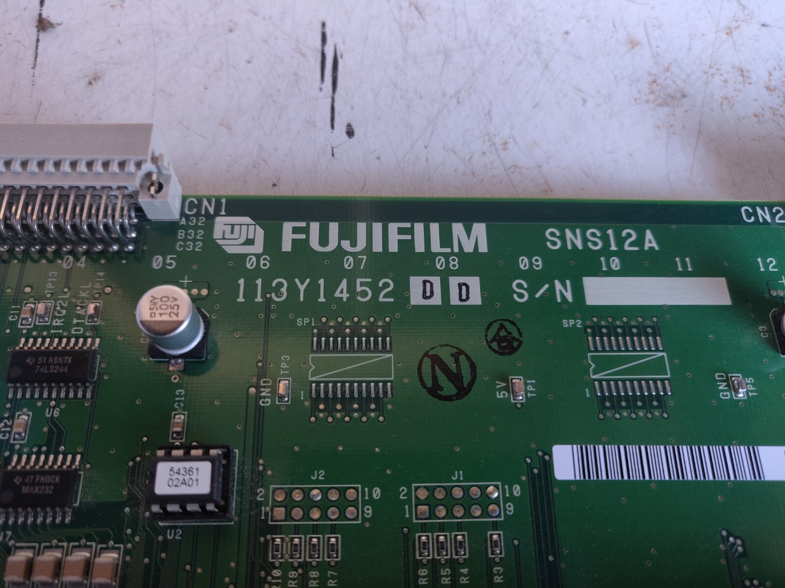 Fujifilm 113Y1452 PCB Board SNS12A for Smart CR CR-IR346RU
