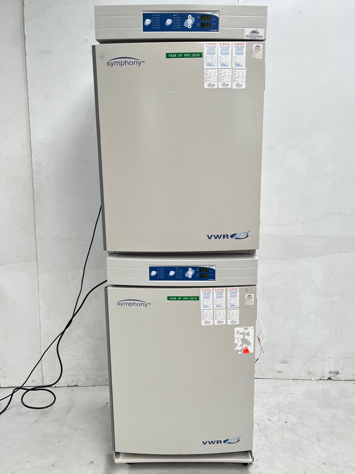 VWR Scientific 3074 Symphony Dual Stacked Water Jacketed CO2 Lab Incubators, #2