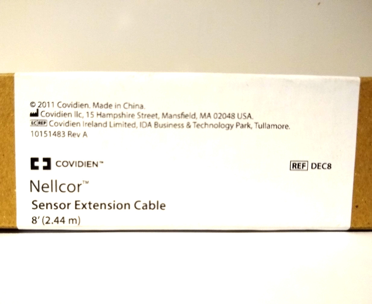 Nellcor DEC-8 8 ft SpO2 Sensor Extension Cable OxiMax Pulse Oximeter DEC8 9 Pin