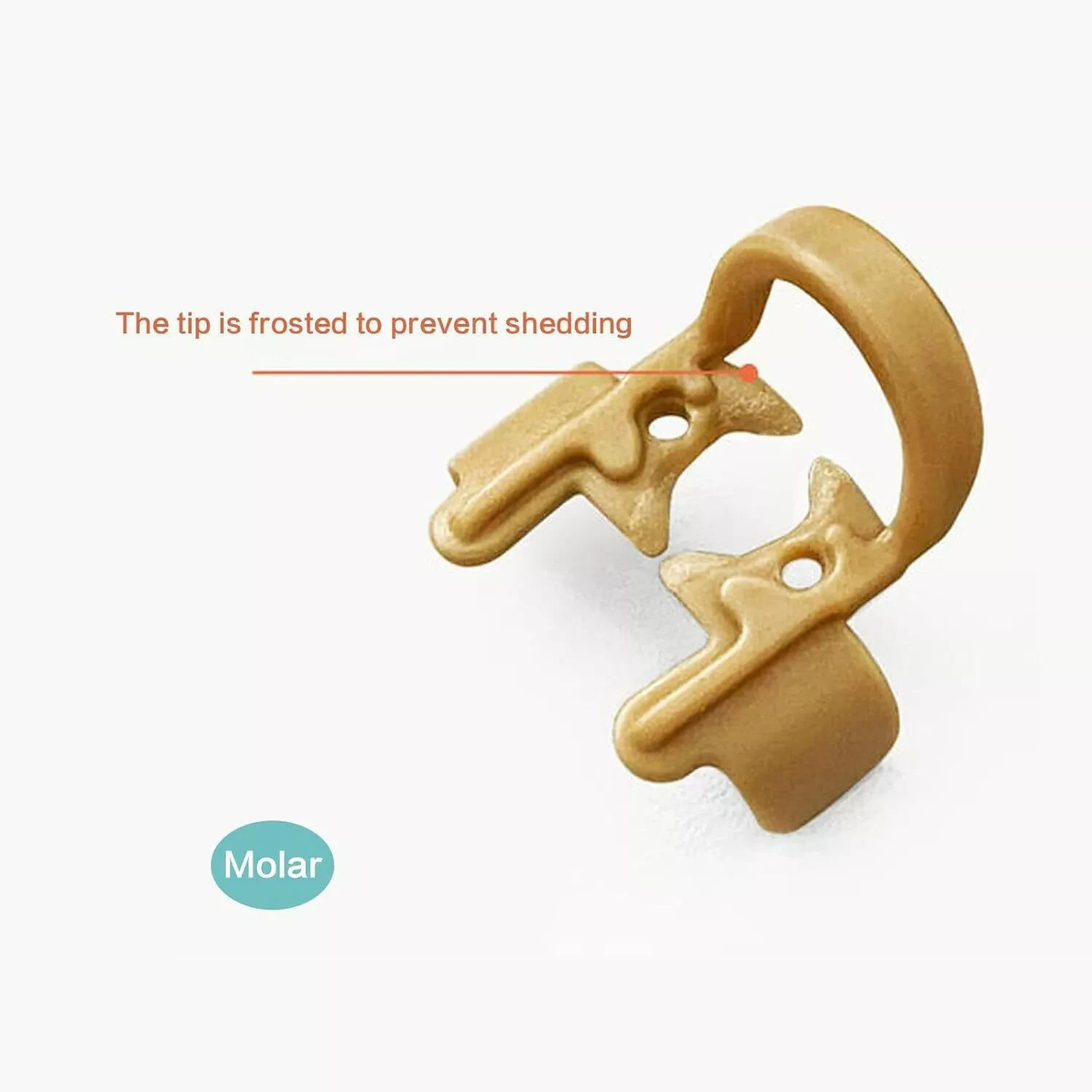 4Pcs/Box Autoclavable Dental Premolar Molar Moisture Isolation Cotton Roll Clamp