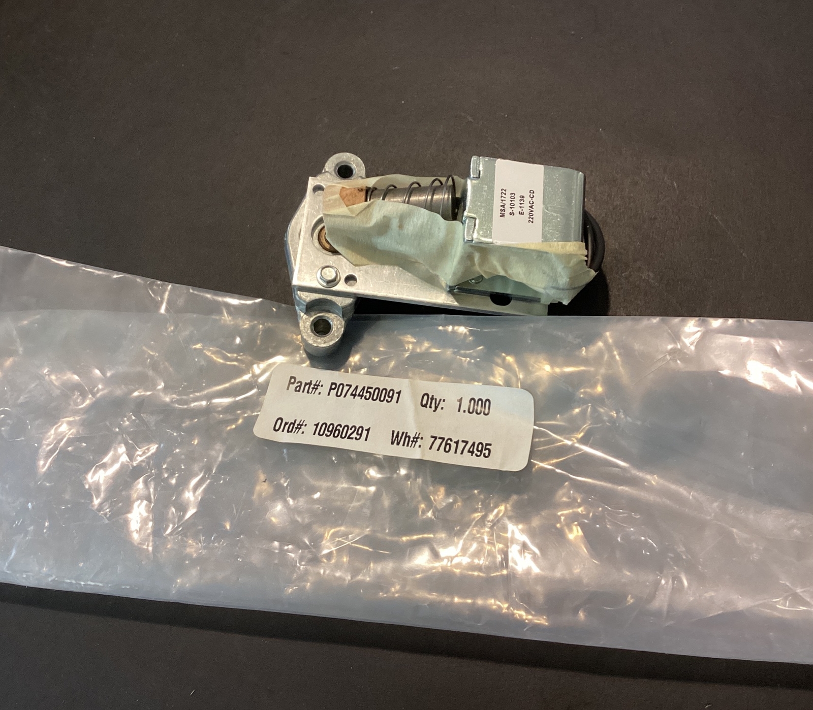 Steris/Amsco Sonic Energy Washer Coil Bracket and Brake Assembly P074450091