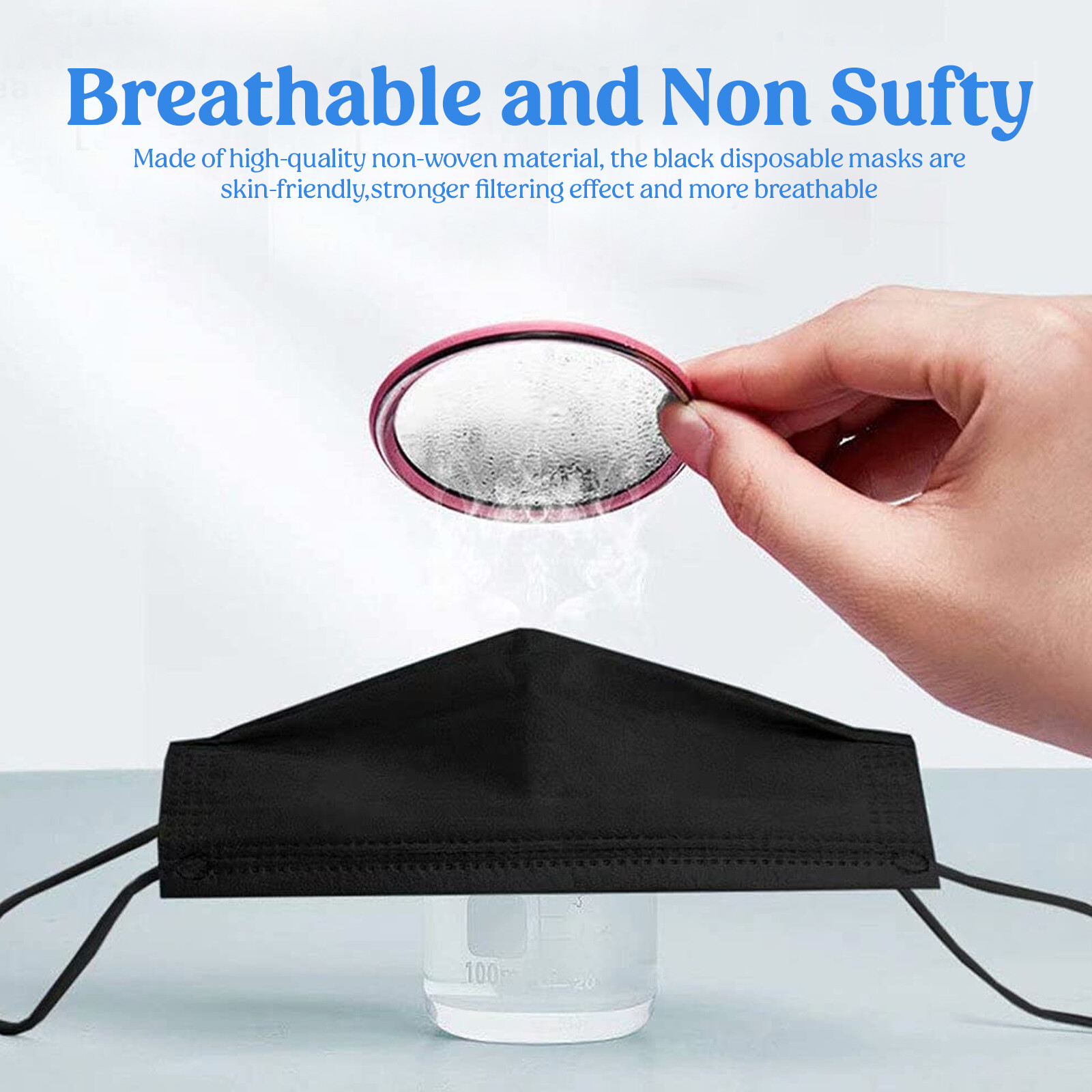 50/100/500 3 Layer Ear loop Disposable Face Mask Mouth Cover & Nose Protection