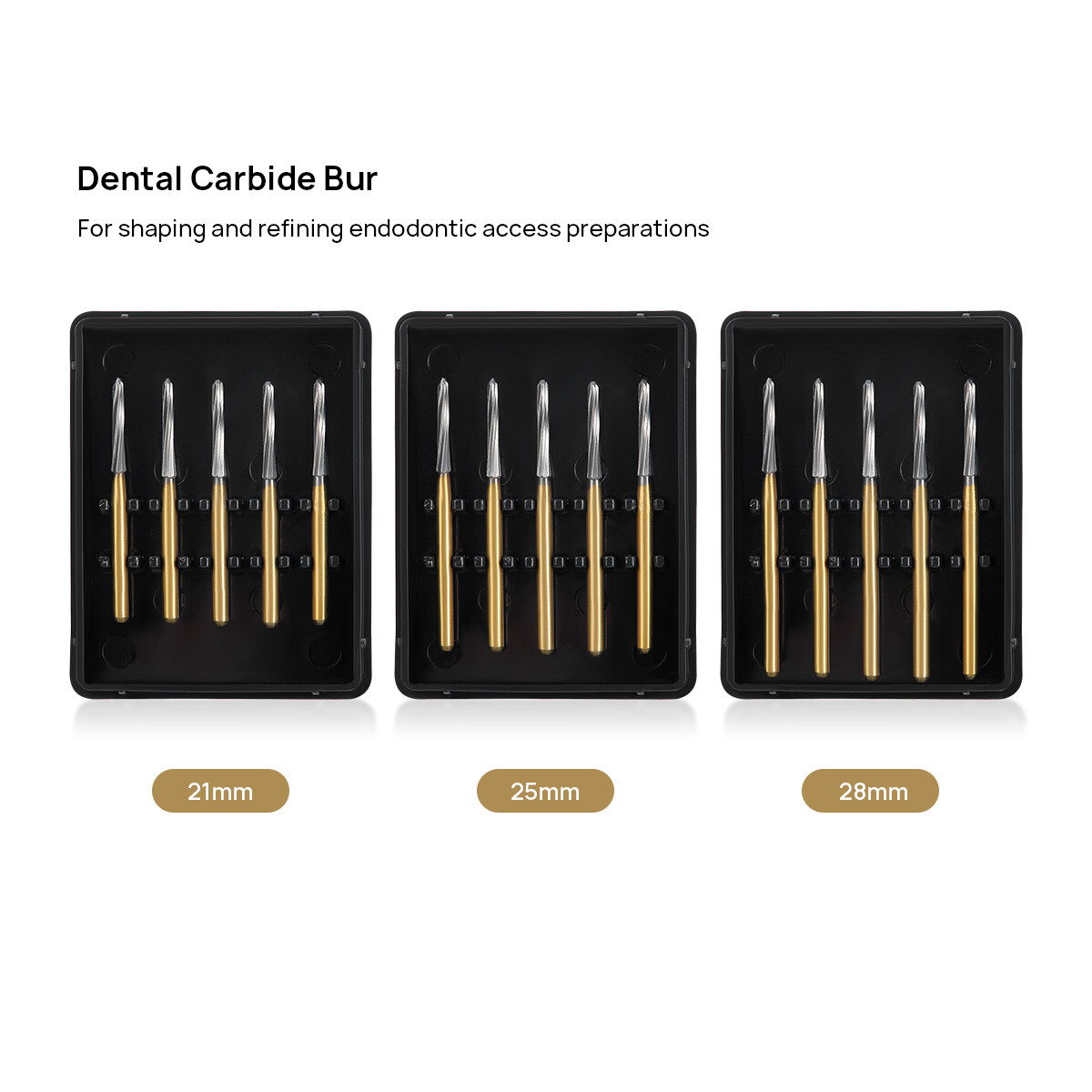 AZDENT Dental Endodontic ENDO-Z Tungsten Carbide Burs FG Round Bur High Speed