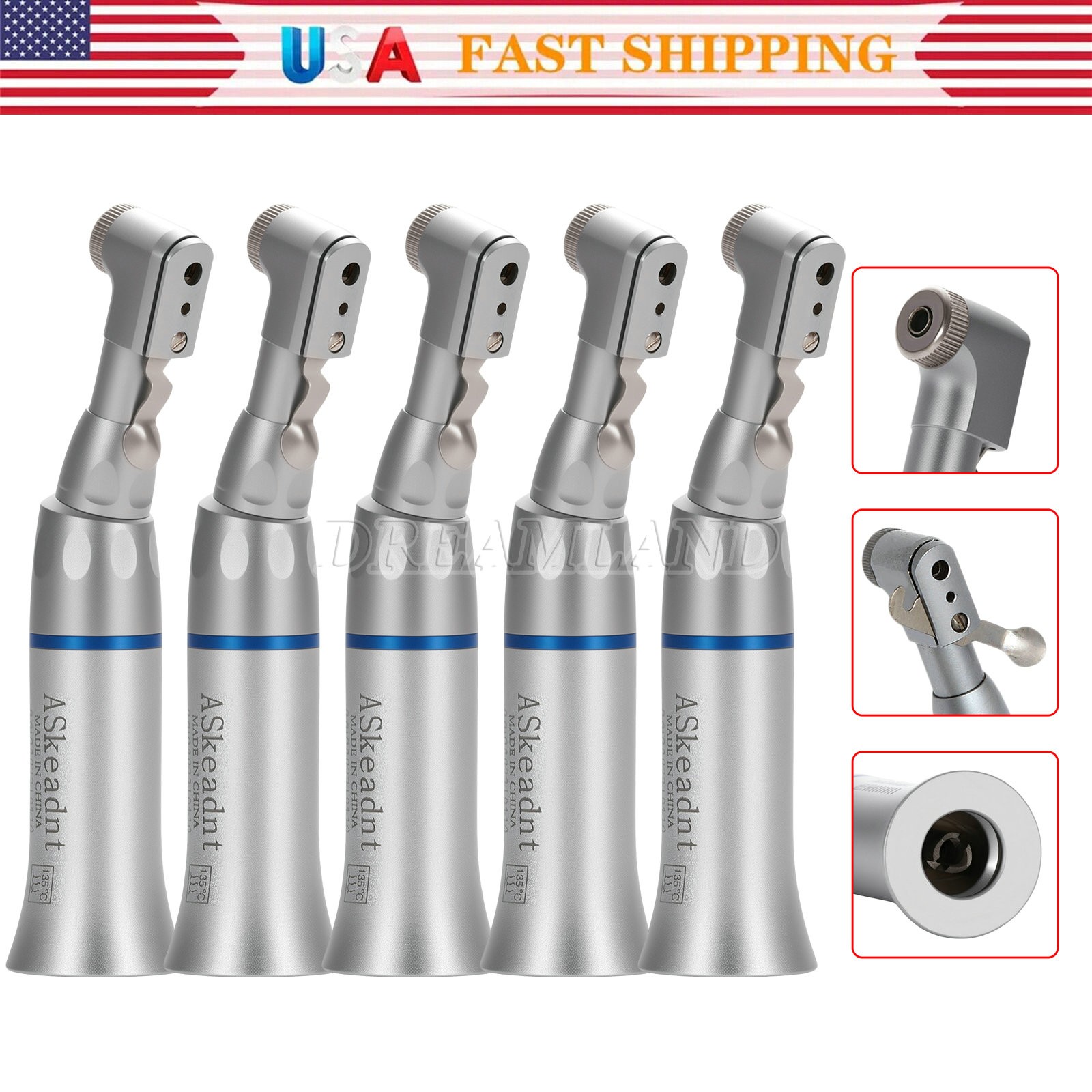 NSK Style Dental Slow Low Speed Handpiece Contra Angle Latch Wrench E-type