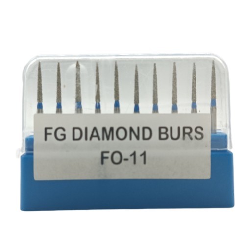5 Boxes Dental FG Diamond Burs for High Speed Handpiece Friction Grip 10pcs/pack