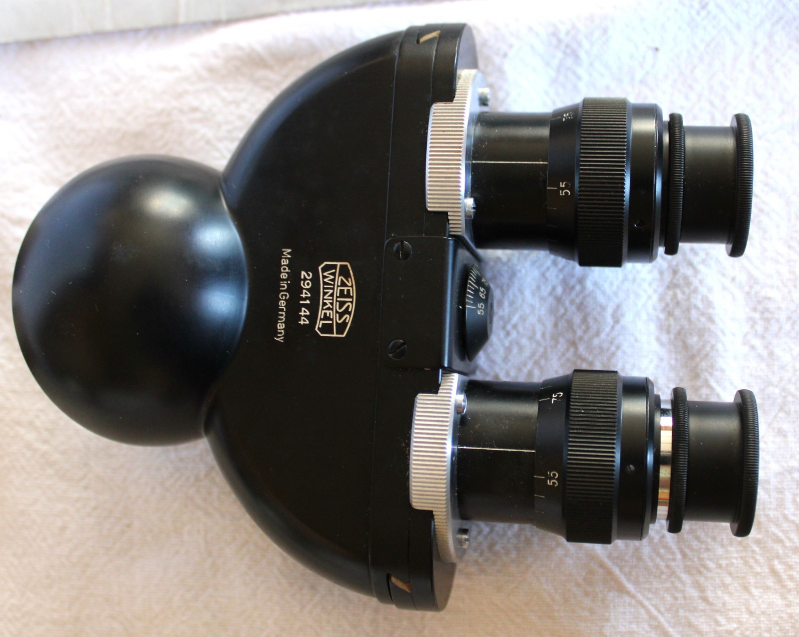 1930’s ZEISS INCLINED BINOCULAR TUBE 294144 + UNKNOWN ZEISS ATTACHMENT