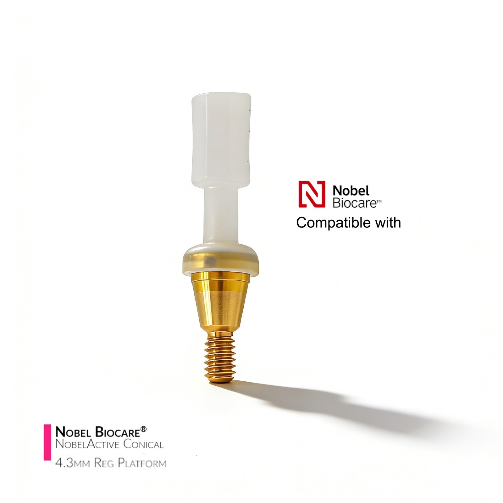 US Dental RP Conical Connection Locator Abutment fits Nobel Active RP Implant