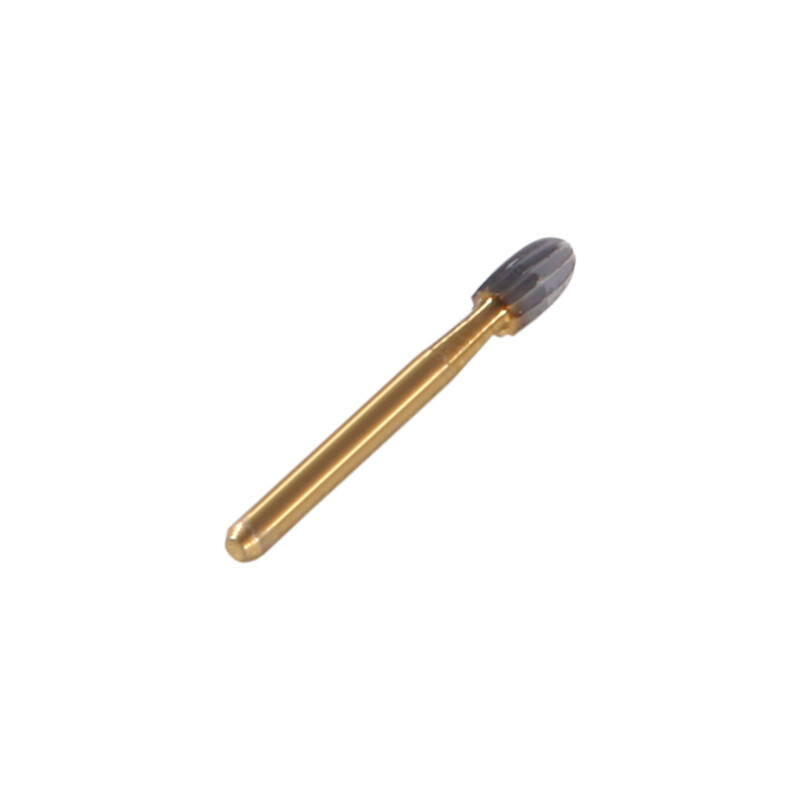 10X Dental Tungsten Carbide Burs Trimming Finishing Egg Football Bur FG 7408