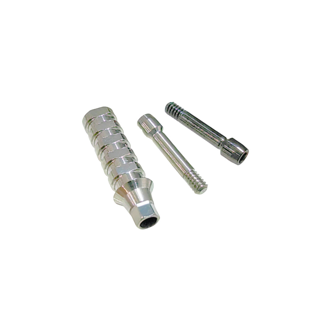 Dental ET Temporary Abutment Mini Regular Ti Screws EbonyGold Osstem Φ4.0 Φ4.5