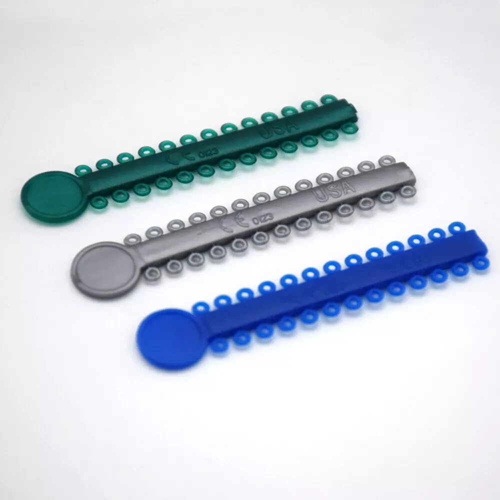 1040Pcs/Pack Ortho Dental Elastomeric Elastic Bracket Ligaduras Ties Mixed Color