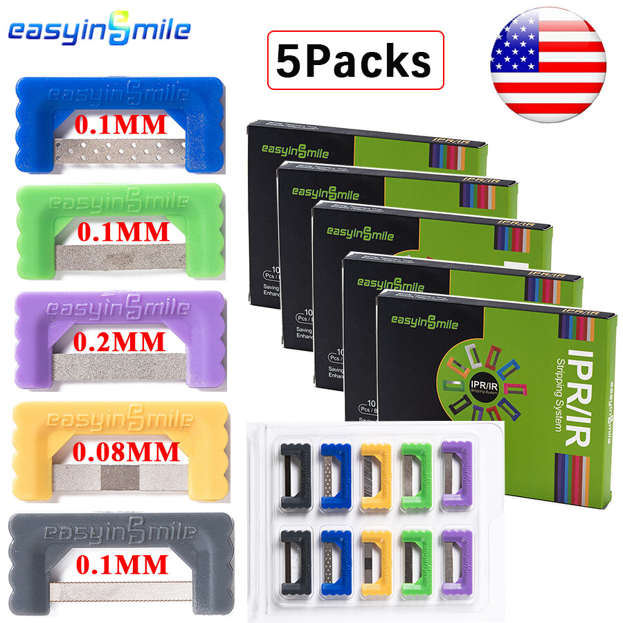 5Packs Reusable Dental IR Strip Kit Interproximal Enamel Restorative