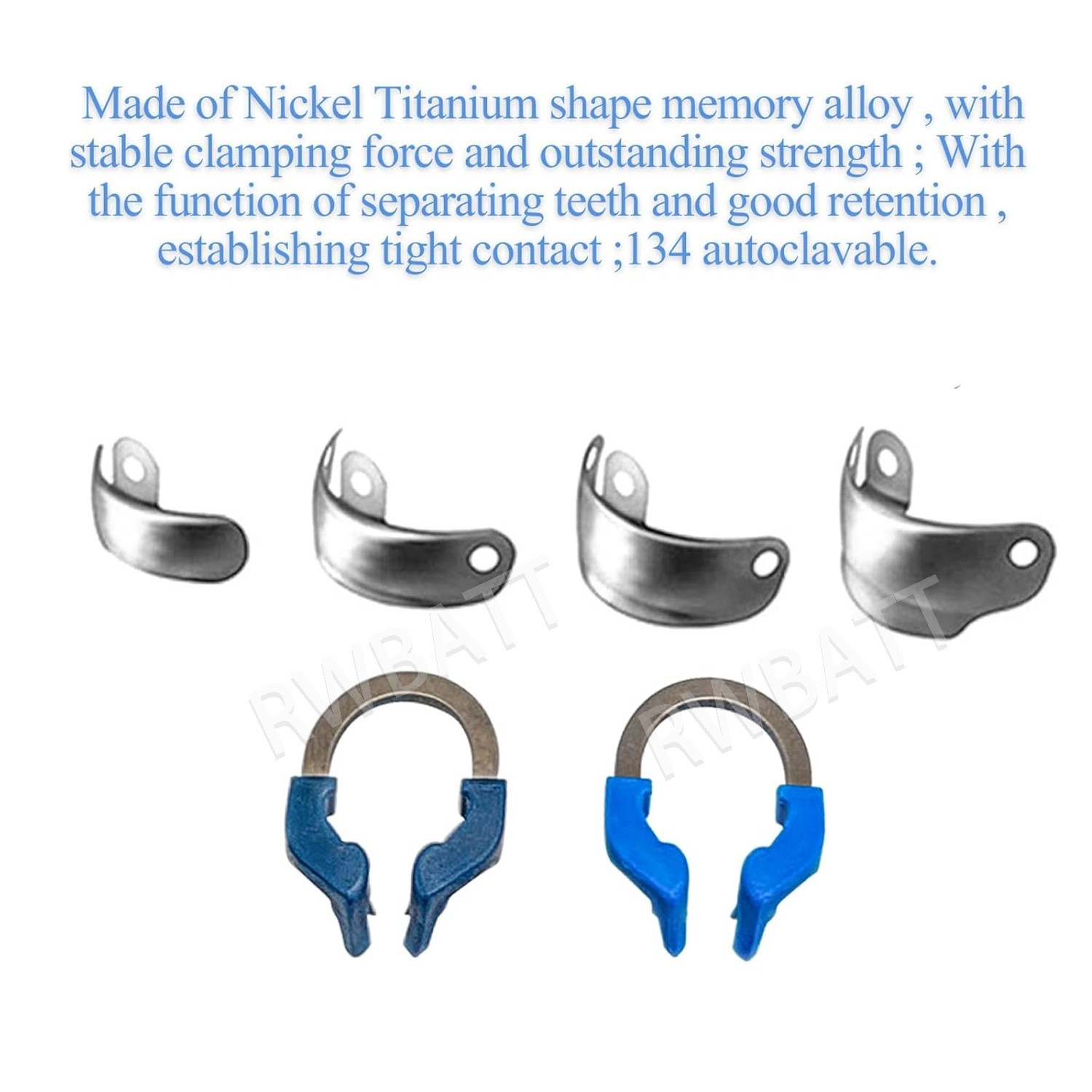 Dental Matrix Bands Ring Sectional Matrice Clamp Fit Garrison Palodent V3 System