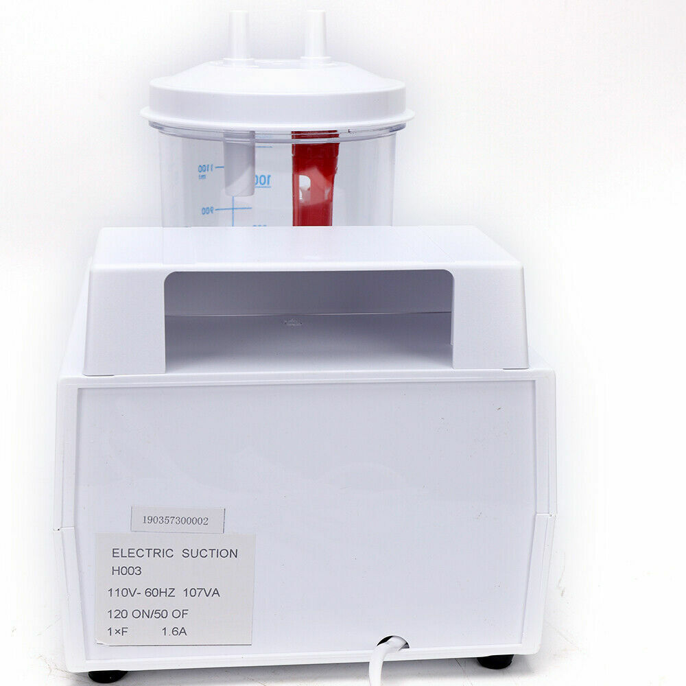 Vacuum Phlegm Quiet Suction Unit Portable Medical Emergency Aspirator Machine