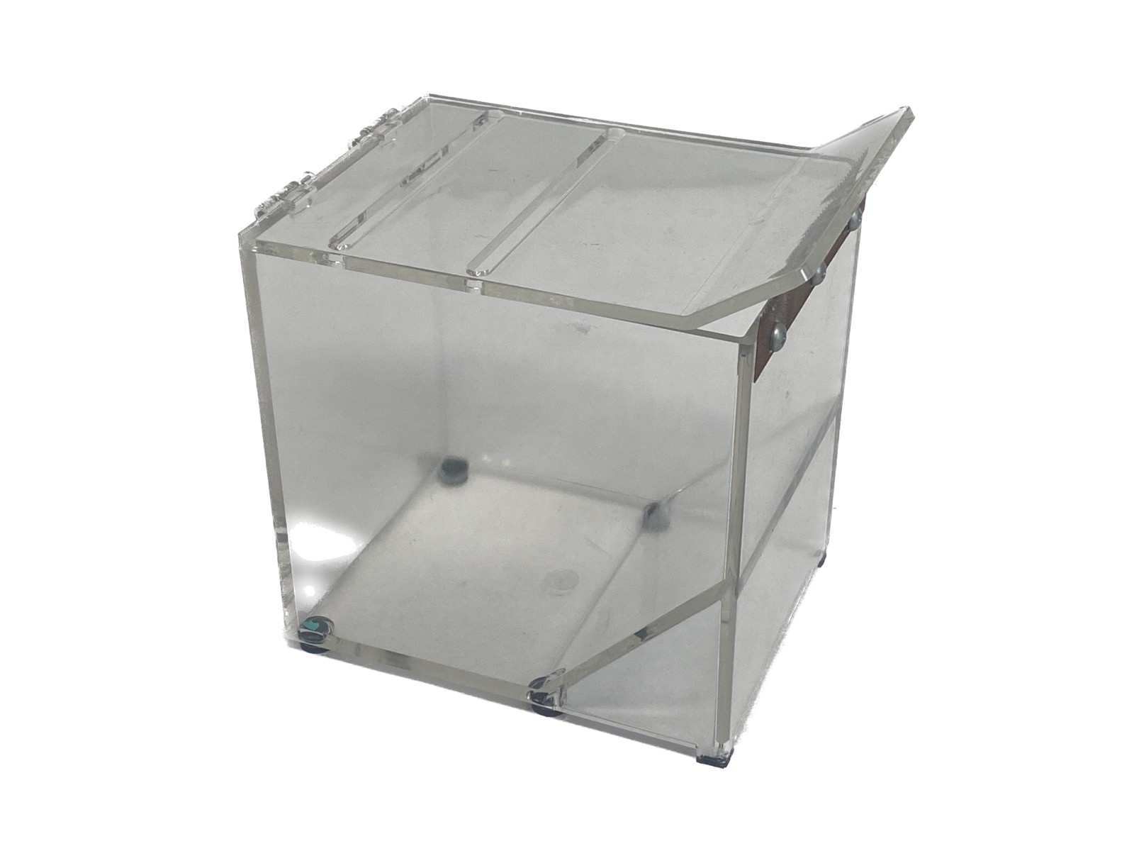 Clear Acrylic Parafilm M & Foil Dispenser 2-Slots 4-3/4”L x 6-3/4”W x 6-3/8”H