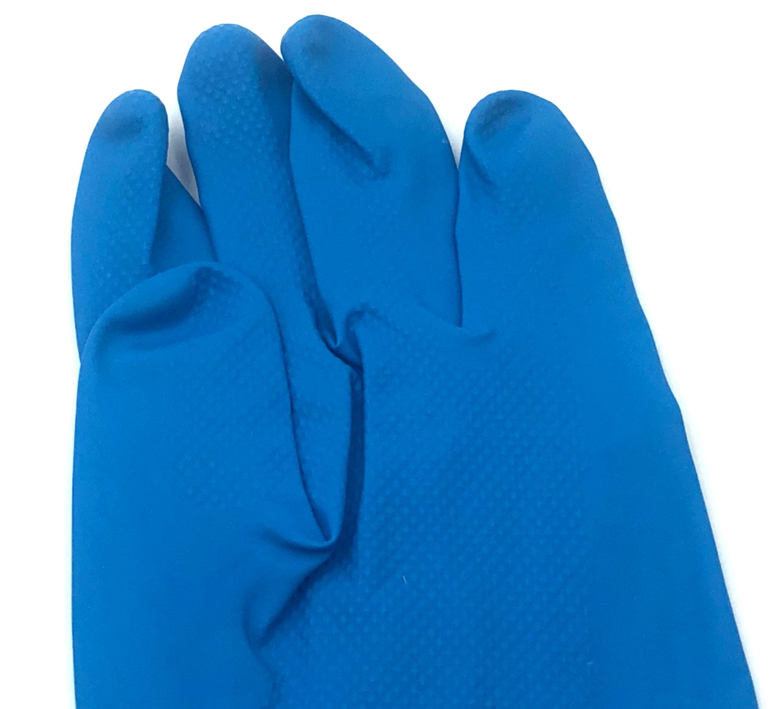 11 Mil Reusable Nitrile Gloves Blue Diamond Grip Size 7 Heavy Duty 144 Pairs NEW