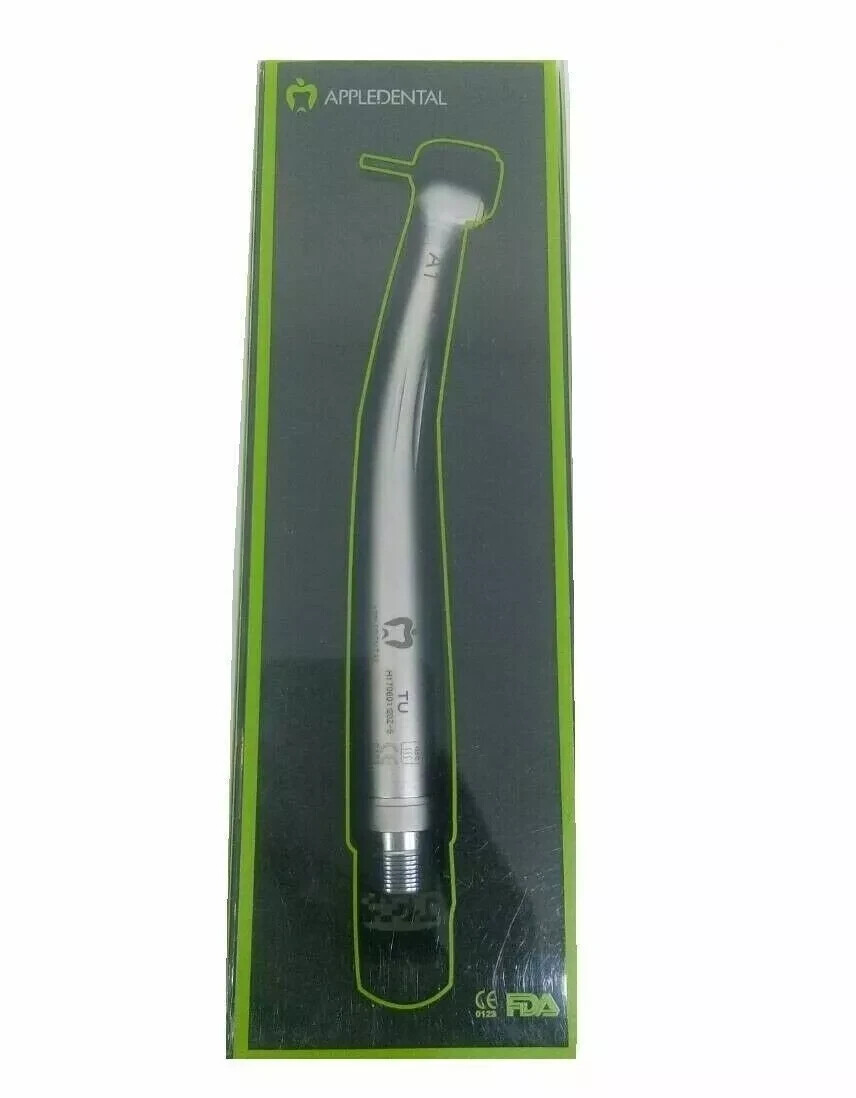 Dental Apple Push Button Hand Piece Premium Quality Turbine Big Head 2 Hole