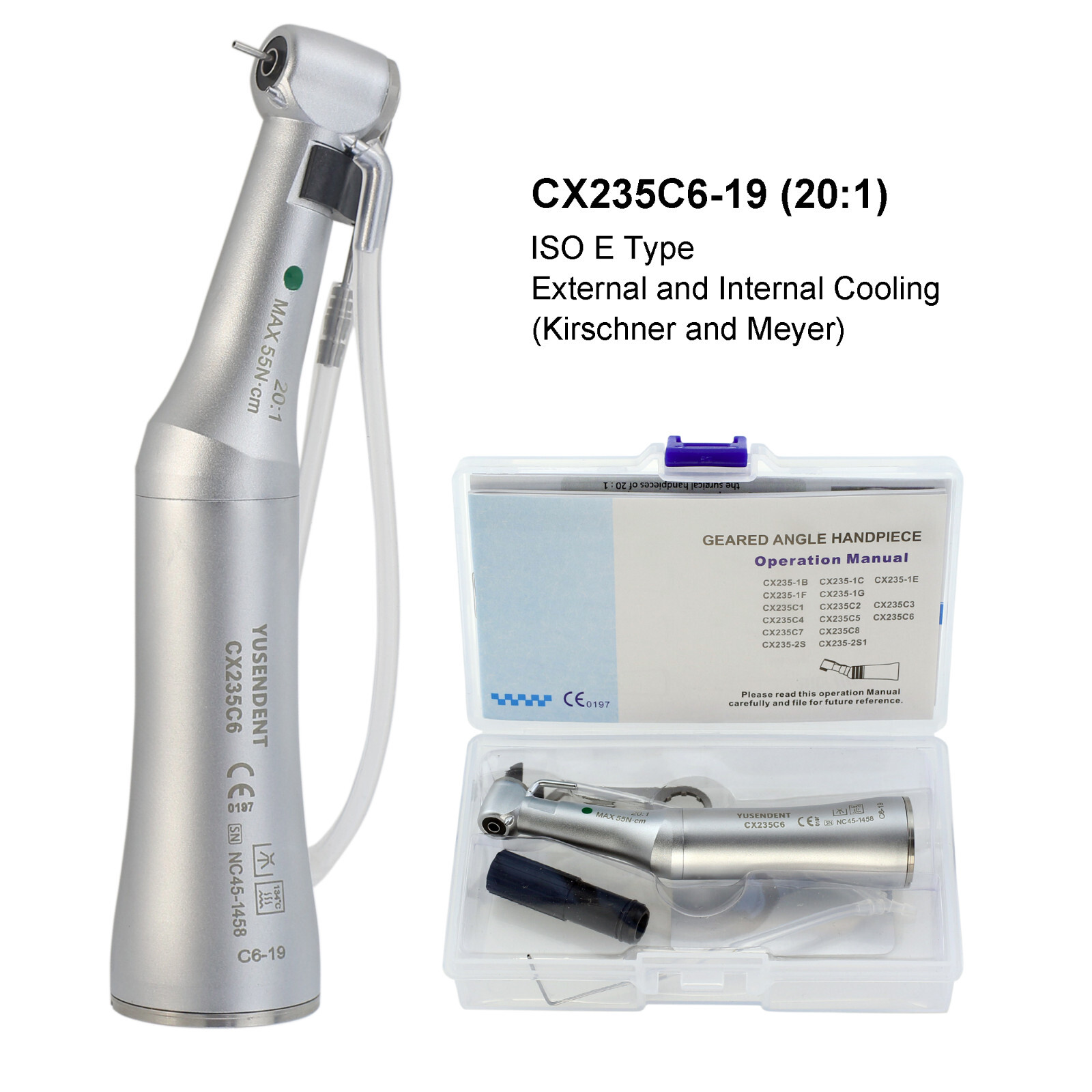 Dental 32:1 20:1 1:1 1:2 Implant Surgical Handpiece Straight Contra Angle