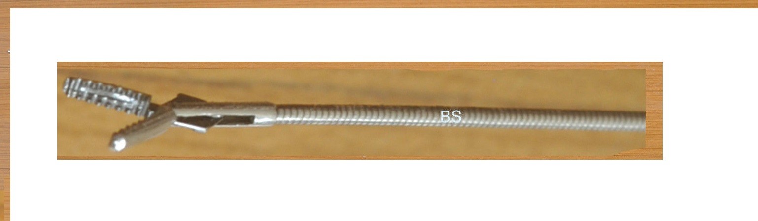 UROLOGY flexible double serration – Action 4 FR 40 CM steel