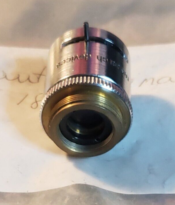 MICROSCOPE OBJECTIVE RESEARCH DEVICES AUTOCOLLIMATOR + IRIS OPTICS (DS1D3)