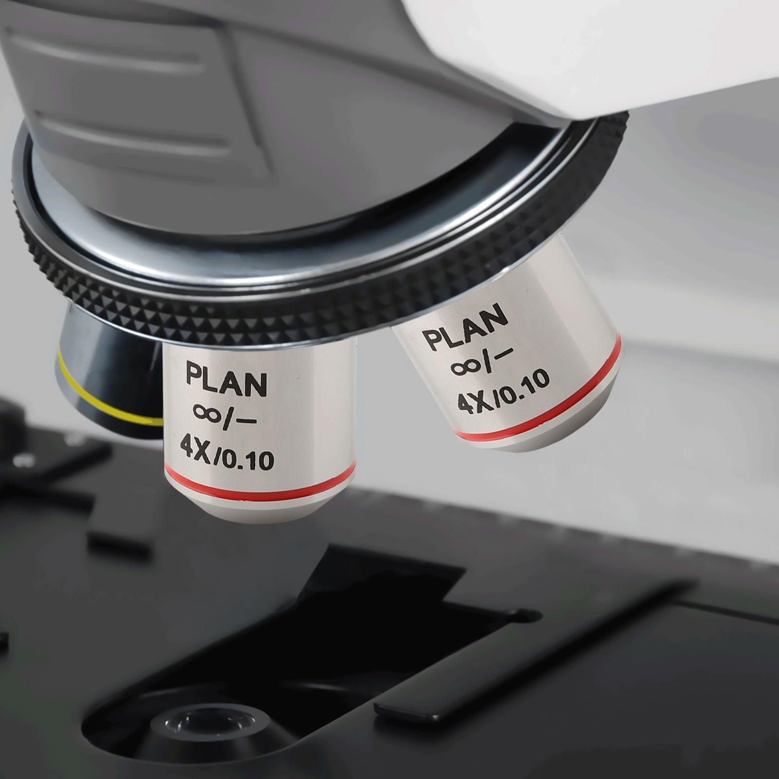 Microscope Accessory Lens Achromatic Design with Multiple Magnifications