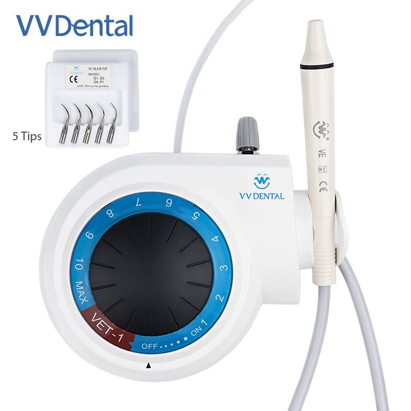 Dental Ultrasonic Piezo Scaler Teeth Cleaning Handpiece 5 Tip Fit EMS Woodpecker