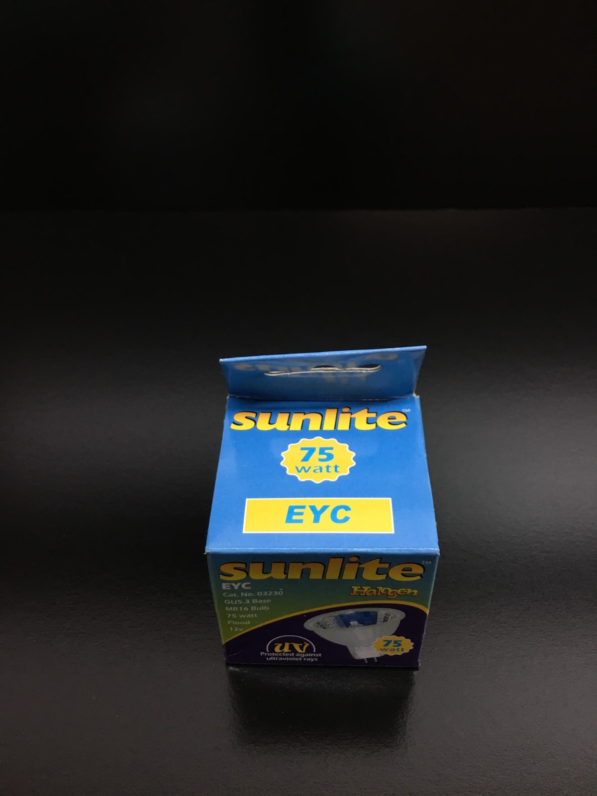 Sunlite Cat No 03230 EYC MR16 Bulb GU5.3 Base 75 watt 12V Lot 6 PCS
