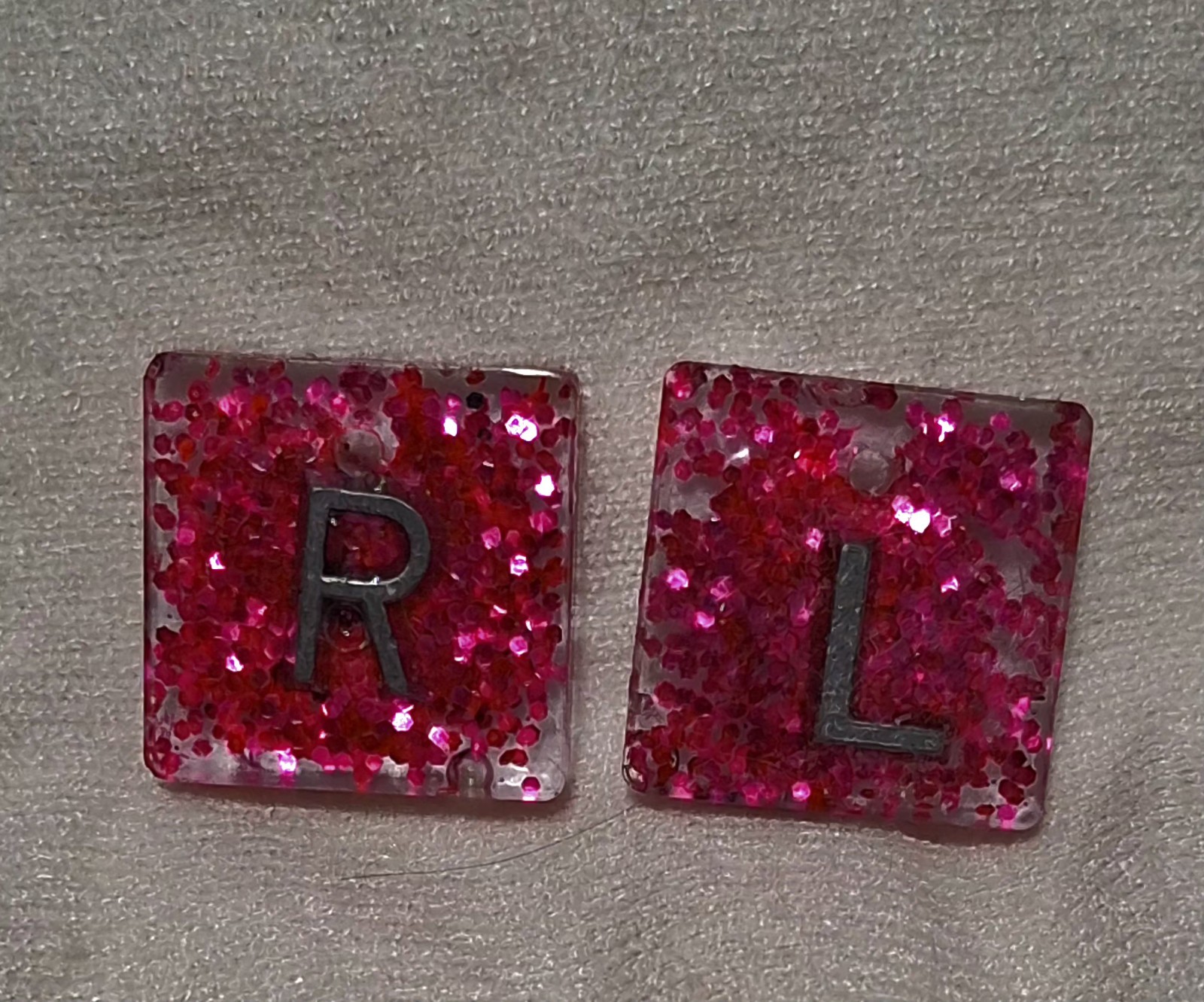 X-ray Markers- Glitter-No Initials, Cute Pink X-ray Marker Set