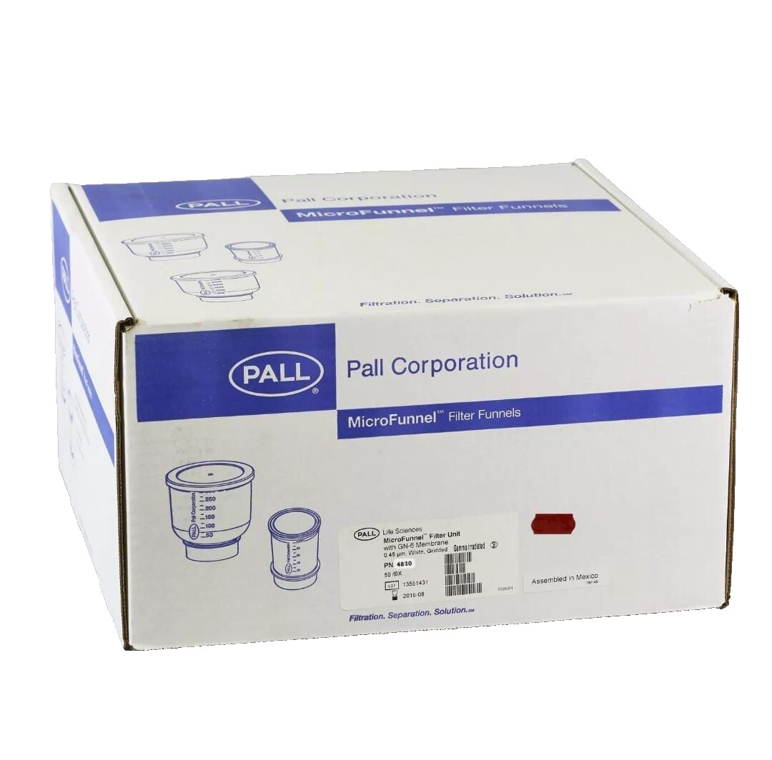 Pall MicroFunnel 100mL Filter Funnel 0.45um GN-6 Membrane #4810,1 BOX, (50 PCS)