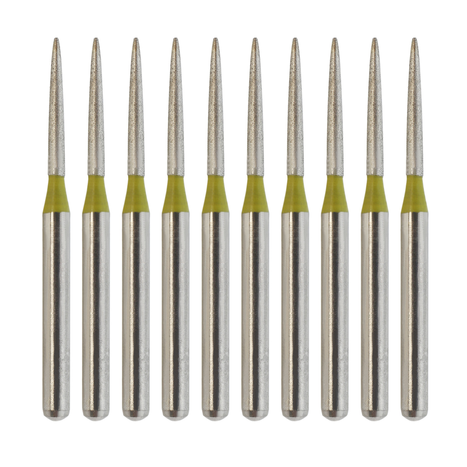 Dental Burs Diamond Flame FG for High Speed Handpiece Friction Grip Coarse Fine