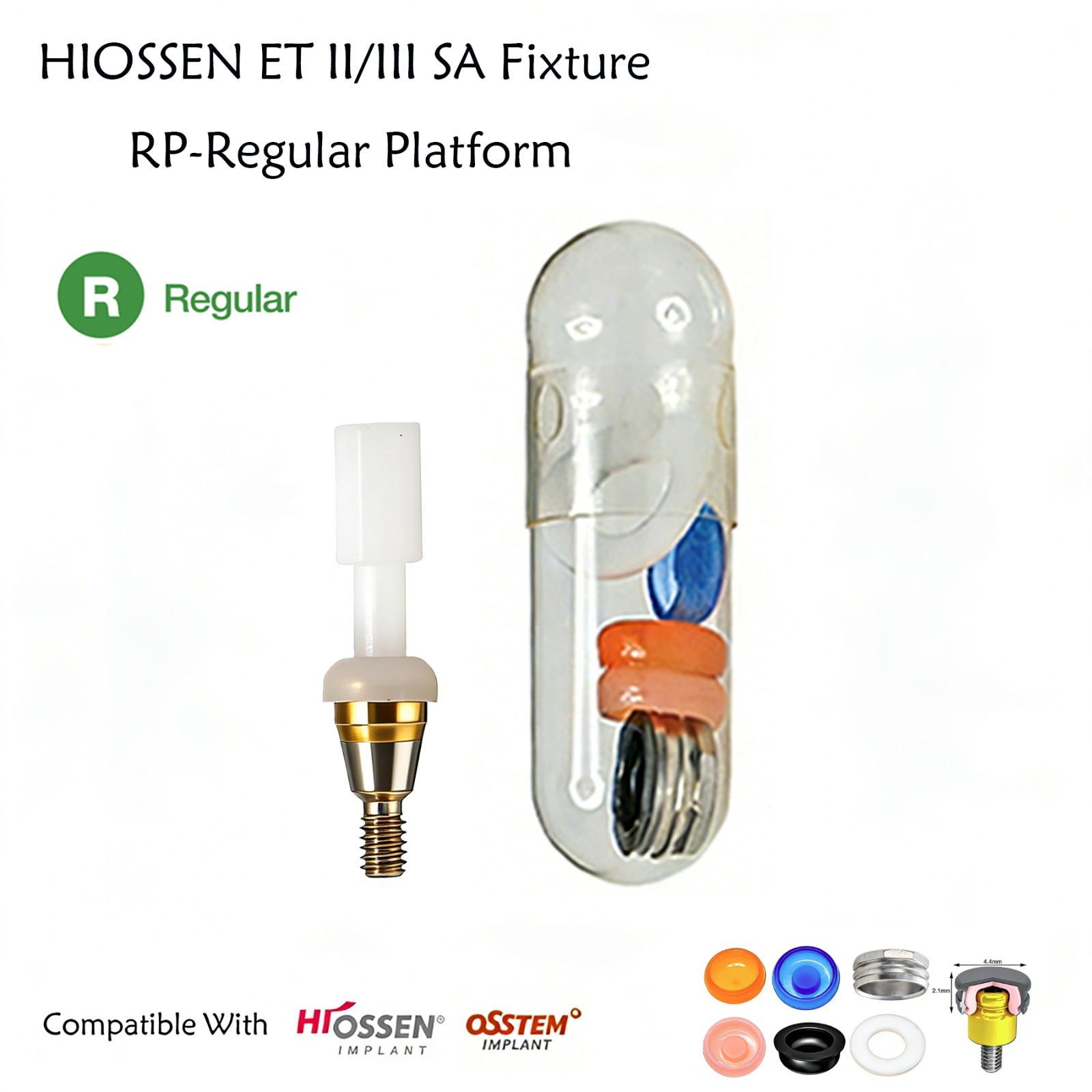 Dental Overdenture Zest Locator Abutment Legacy Anchor for Hiossen ET/Osstem TS
