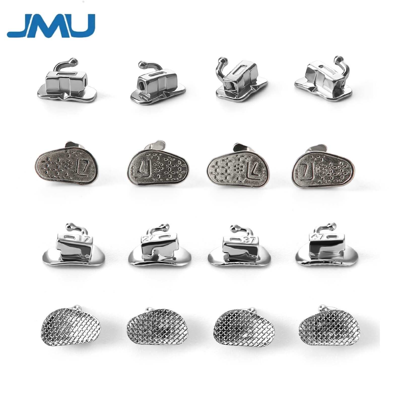 JMU Dental Orthodontic 1st/2nd Molar Buccal Tubes Roth/MBT .018 .022 4-200Pcs