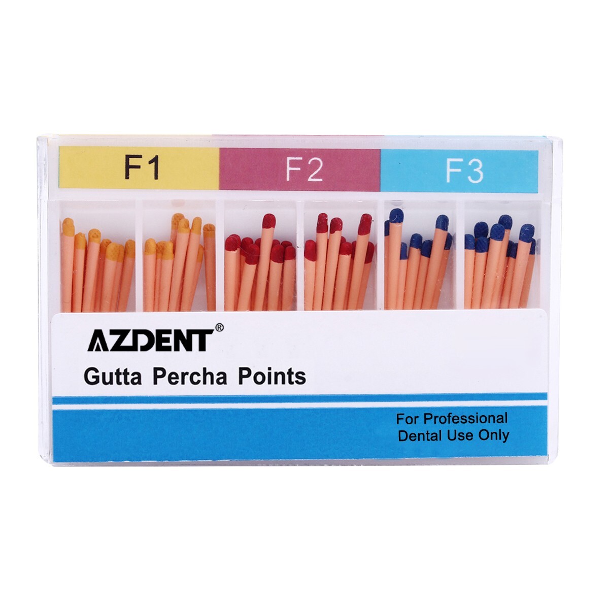 AZDENT Dental Endodontics Gutta Percha Points/Absorbent Paper Points F1 F2 F3