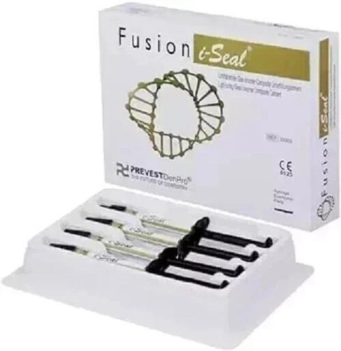 Prevest Denpro Fusion I-Seal Light Cure GIC Dental Cement Liner 4X2gm Free Ship