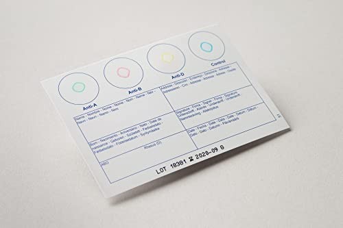Eldoncard INC Blood Type Test (Complete KIT) – Find Out if 11 Piece Set, Red