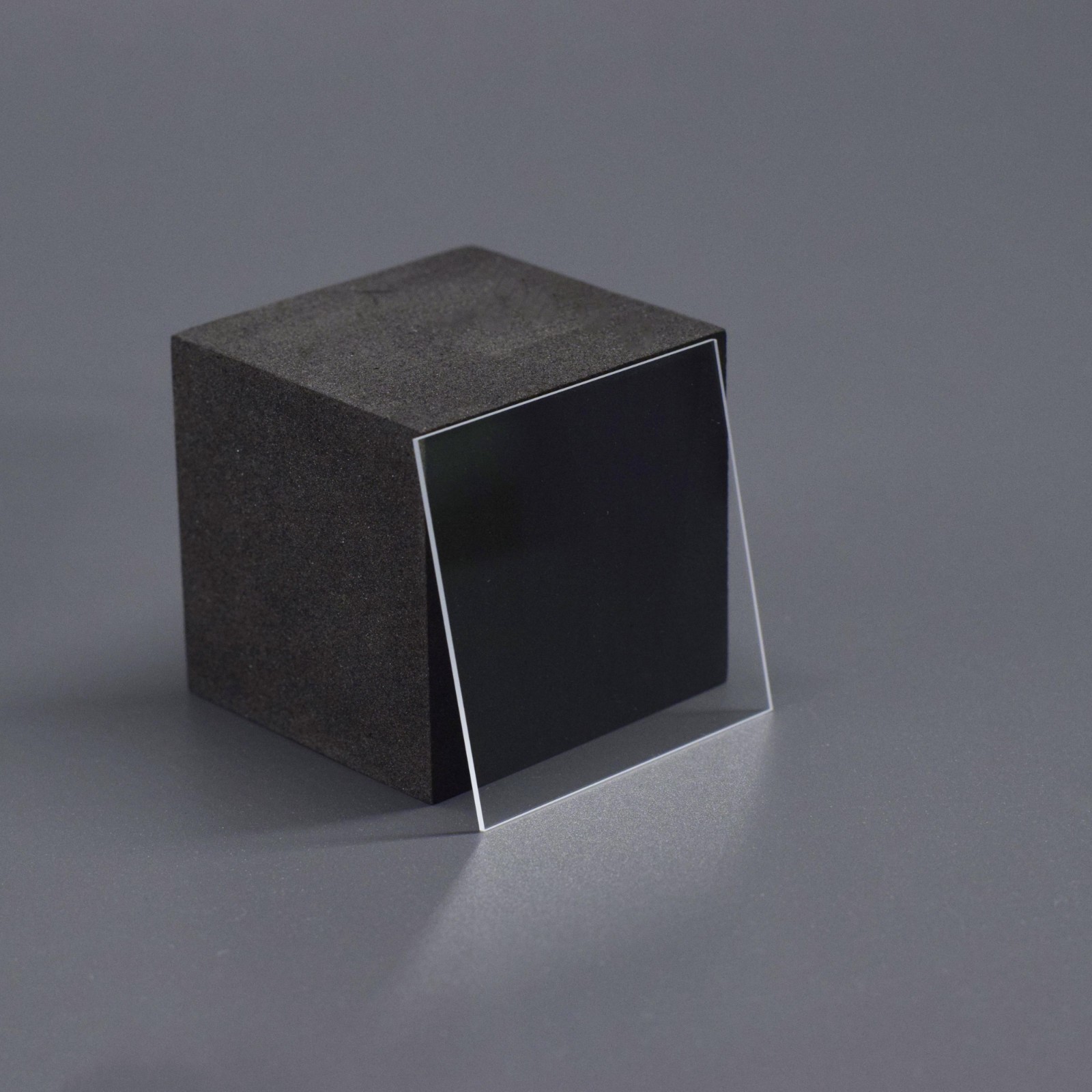 Imported Corning 7980 HPFS Fused Silica Glass Quartz Substrate 50x50mm T1/2mm