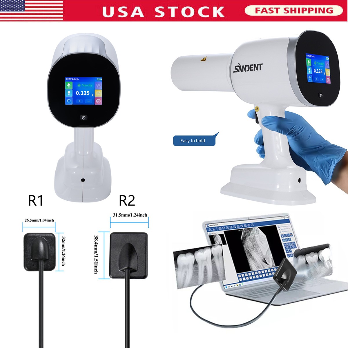Dental X-Ray Positioner Digital Sensor Holder Sensor Positioning System 2.0
